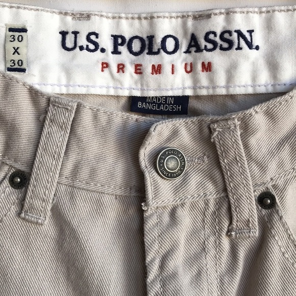 U.S. Polo Assn. premium beige men’s jeans, 30 x 30 - Picture 4 of 16